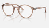 Ray-Ban Junior RY1730 — Transparent Light Brown — quarter view
