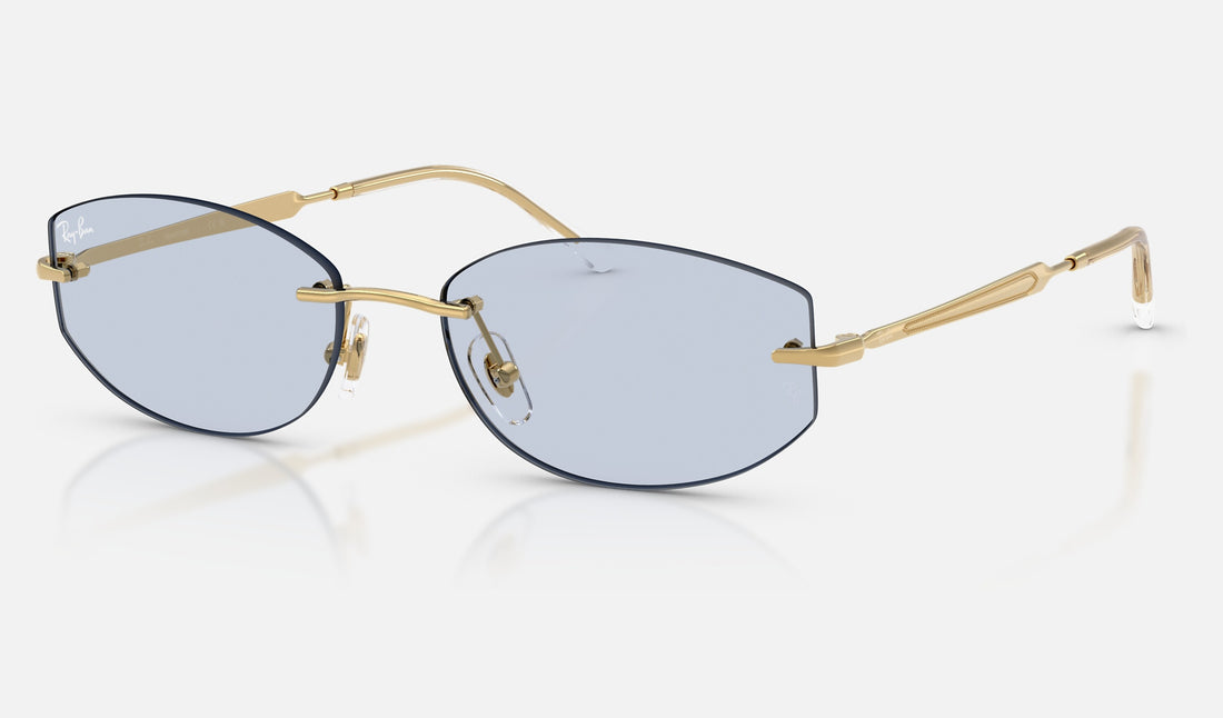 Ray-Ban RB3792 — Arista / Sapphire — quarter view