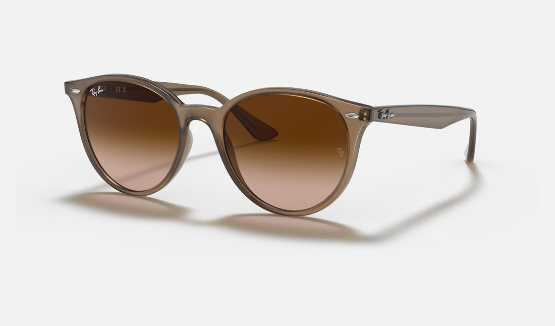 Ray-Ban RB4305 — Beige / Brown Gradient — quarter view