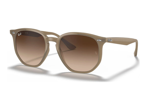 Ray-Ban RB4306 — Beige — quarter view