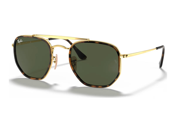 Ray-Ban The Marshal Ii RB3648M — Arista Gold / G-15 Green — quarter view