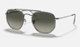 Ray-Ban The Marshal Ii RB3648M — Gunmetal / Grey Gradient — quarter view