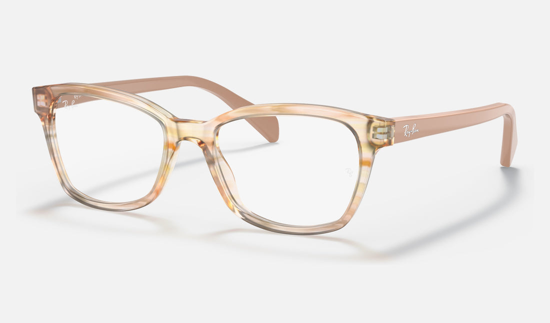Ray-Ban Junior RY1591 — Brown Striped Multicolor — quarter view