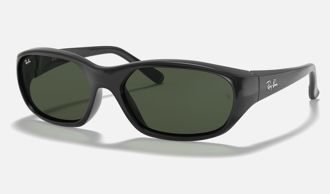 Ray-Ban Daddy-o RB2016 — Black / G-15 Green — quarter view