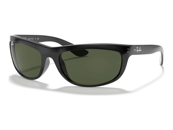 Ray-Ban Balorama RB4089 — Black / G-15 Green — quarter view