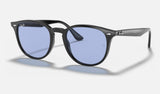 Ray-Ban RB4259F — Black / Blue Classic — quarter view