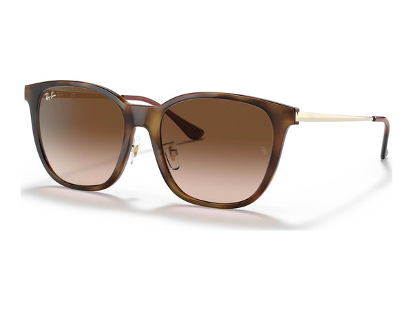 Ray-Ban RB4333D — Light Havana / Brown Gradient — quarter view