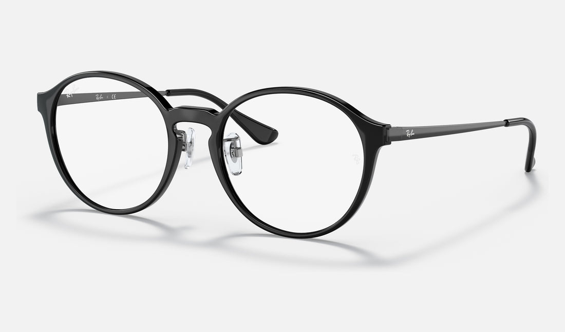Ray-Ban RX7178D — Black — quarter view
