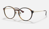 Ray-Ban RX7178D — Havana — quarter view