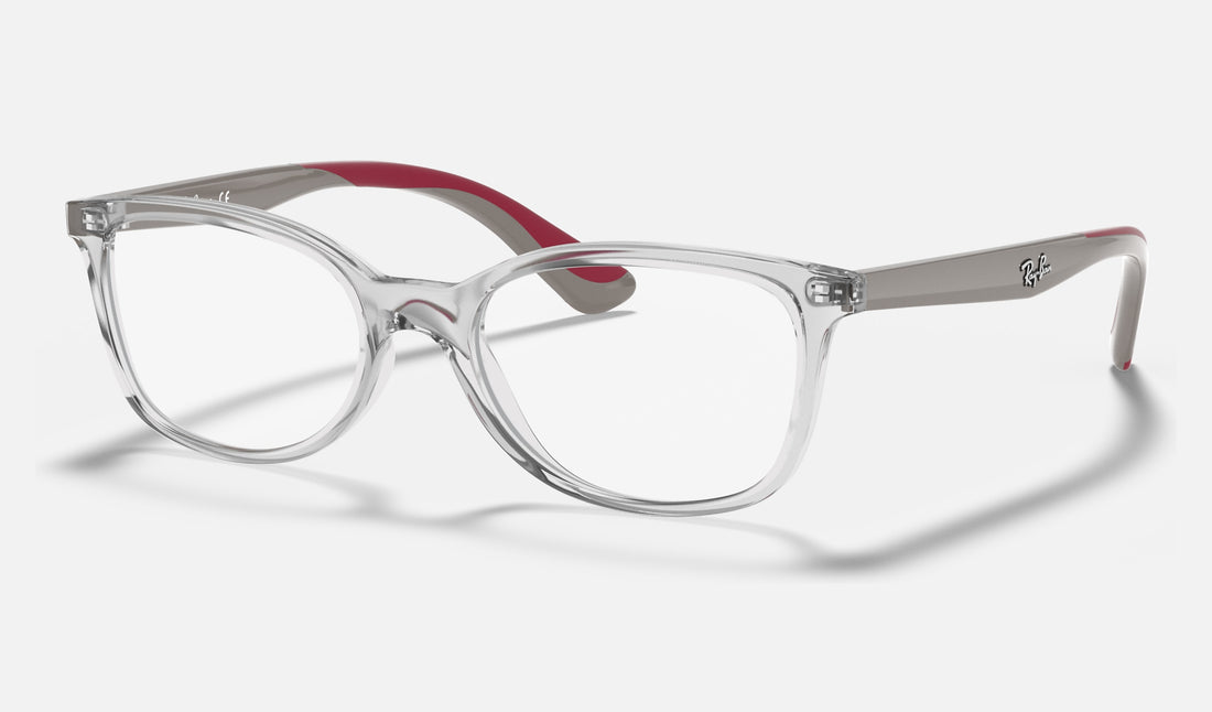 Ray-Ban Junior RY1586 — Transparent — quarter view
