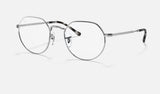 Ray-Ban Jack RX6465 — Silver — quarter view