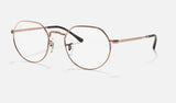 Ray-Ban Jack RX6465 — Copper — quarter view