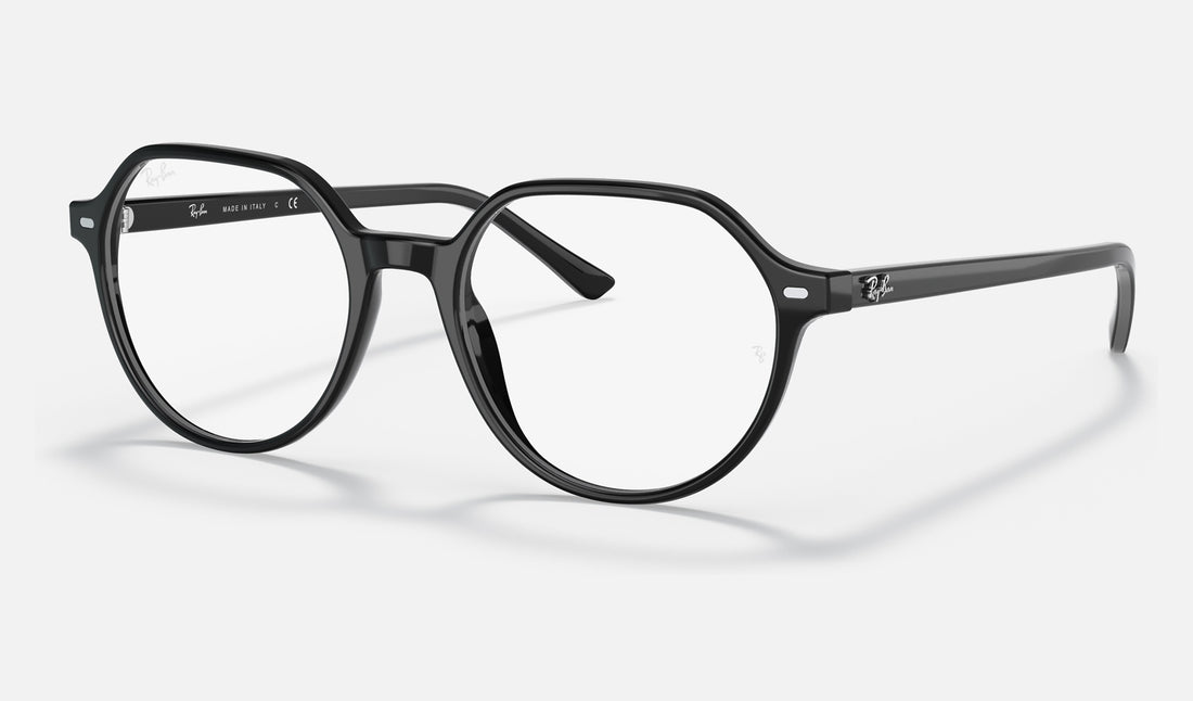 Ray-Ban Thalia RX5395 — Black — quarter view