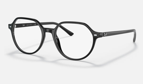 Ray-Ban Thalia RX5395 — Black — quarter view