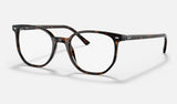 Ray-Ban Elliot RX5397 — Havana — quarter view