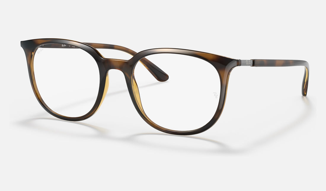 Ray-Ban RX7190 — Havana — quarter view
