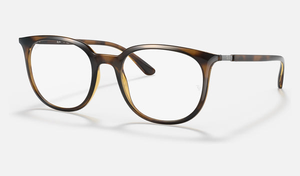 Ray-Ban RX7190 — Havana — quarter view