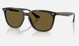 Ray-Ban RB4362 — Havana / Dark Brown — quarter view