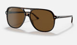 Ray-Ban Bill RB2198 — Havana / Brown Polarized — quarter view