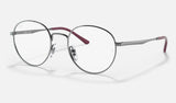 Ray-Ban RX3681V — Gunmetal — quarter view
