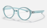 Ray-Ban Junior RY9075V — Light Blue — quarter view