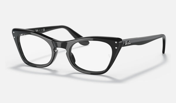 Ray-Ban Junior Miss Burbank RY9099V — Black — quarter view