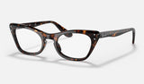Ray-Ban Junior Miss Burbank RY9099V — Havana — quarter view
