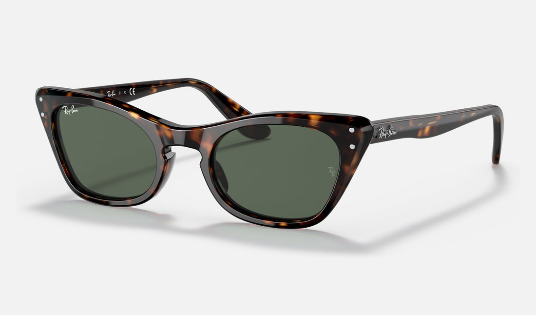 Ray-Ban Junior Miss Burbank RJ9099S — Havana / Dark Green — quarter view