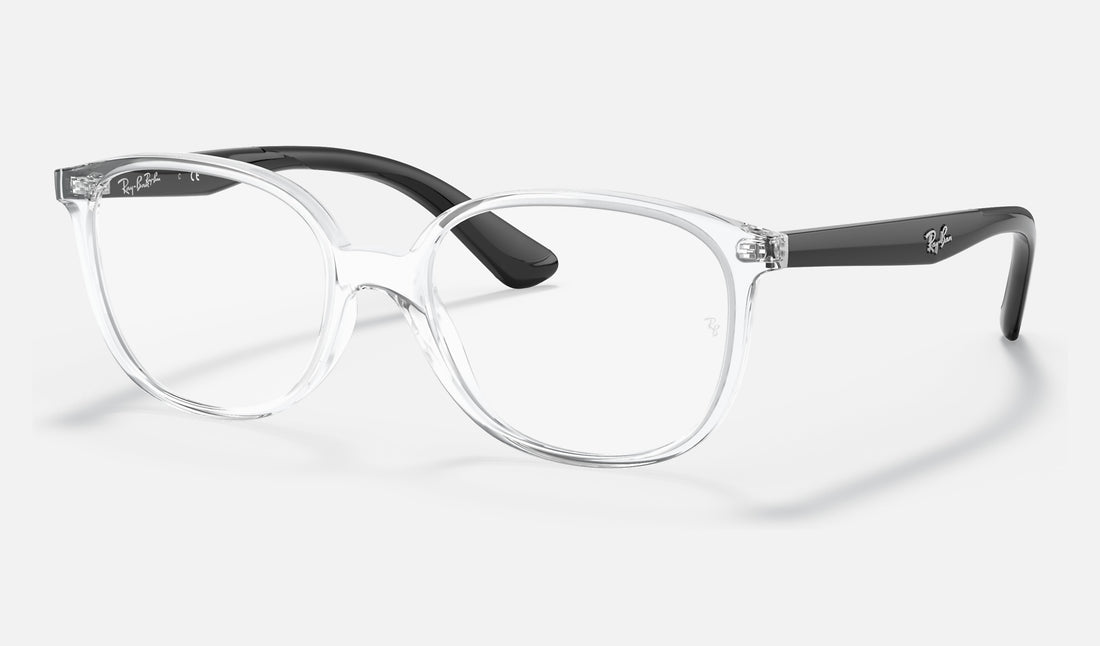 Ray-Ban Junior RY1598 — Transparent — quarter view