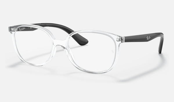 Ray-Ban Junior RY1598 — Transparent — quarter view