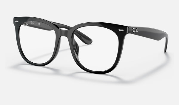 Ray-Ban RX4379VD — Black — quarter view