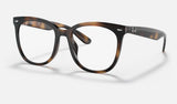 Ray-Ban RX4379VD — Havana — quarter view
