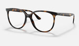 Ray-Ban RX4378V — Havana — quarter view