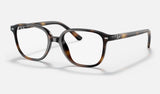 Ray-Ban Junior Junior Leonard RY9093V — Havana — quarter view