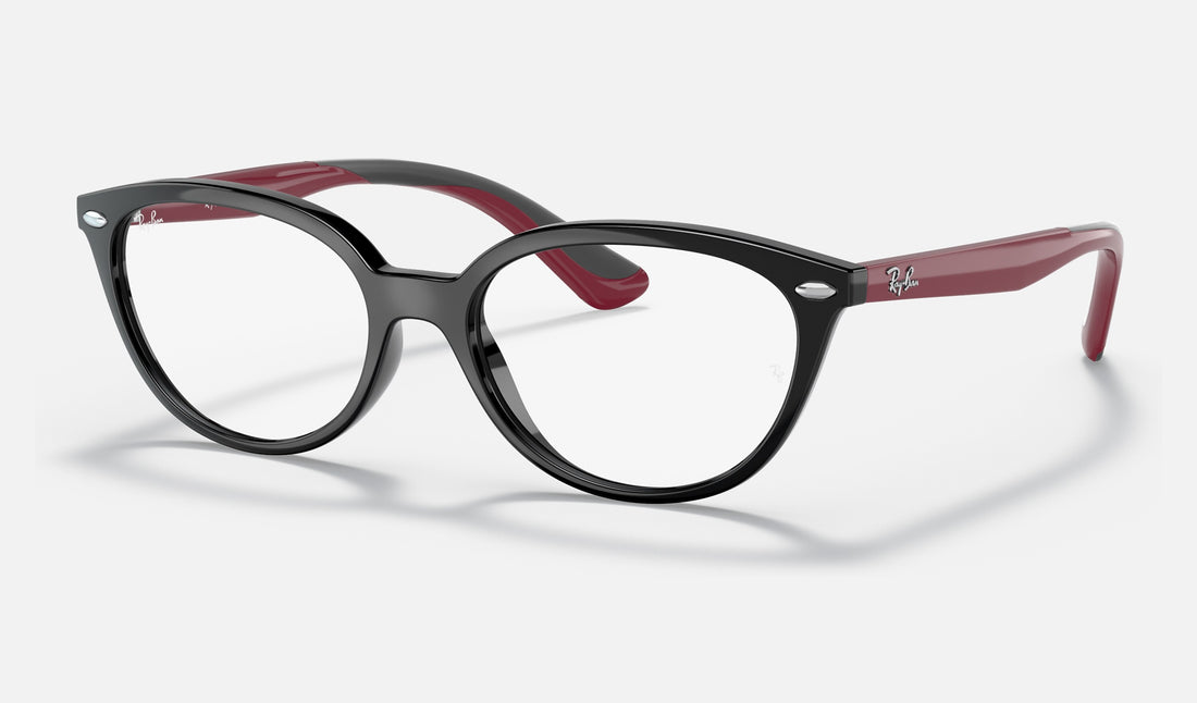 Ray-Ban Junior RY1612 — Black — quarter view
