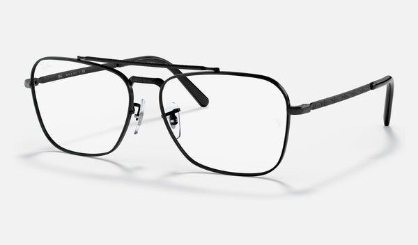 Ray-Ban New Caravan RX3636V — Black — quarter view