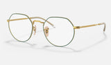 Ray-Ban Jack RX6465 — Petroleum — quarter view