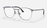 Ray-Ban RX6375 — Gunmetal — quarter view