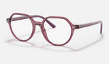 Ray-Ban Junior Junior Thalia RY9095V — Transparent Pink — quarter view
