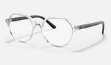 Ray-Ban Junior Junior Thalia RY9095V — Transparent — quarter view
