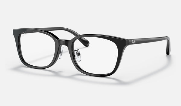 Ray-Ban RX5407D — Black — quarter view