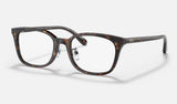 Ray-Ban RX5407D — Havana — quarter view