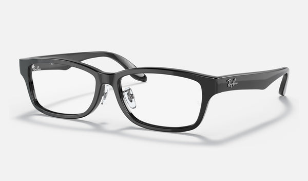 Ray-Ban RX5408D — Black — quarter view