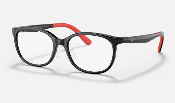 Ray-Ban Junior RY1614D — Black — quarter view