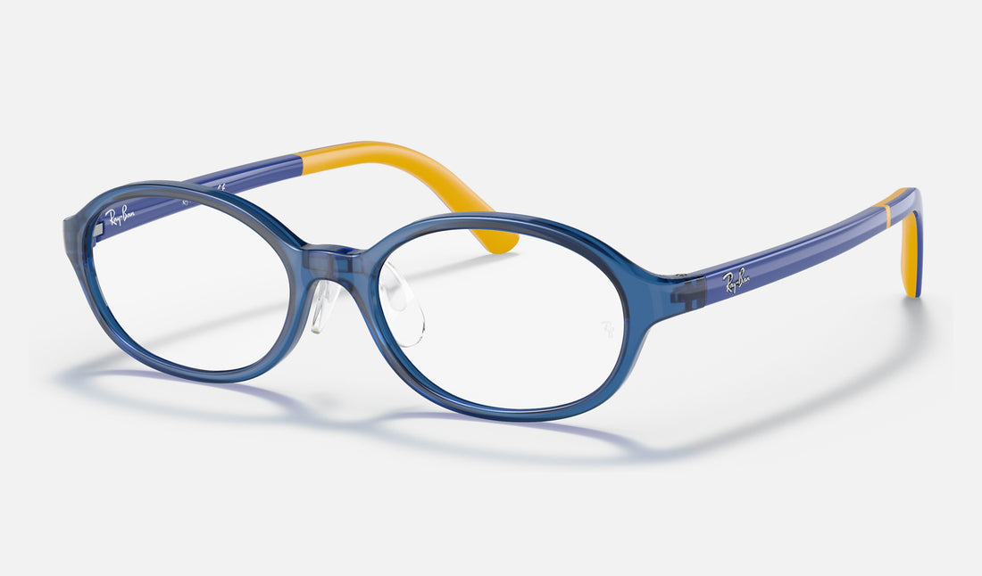 Ray-Ban Junior RY1616D — Transparent Dark Blue — quarter view