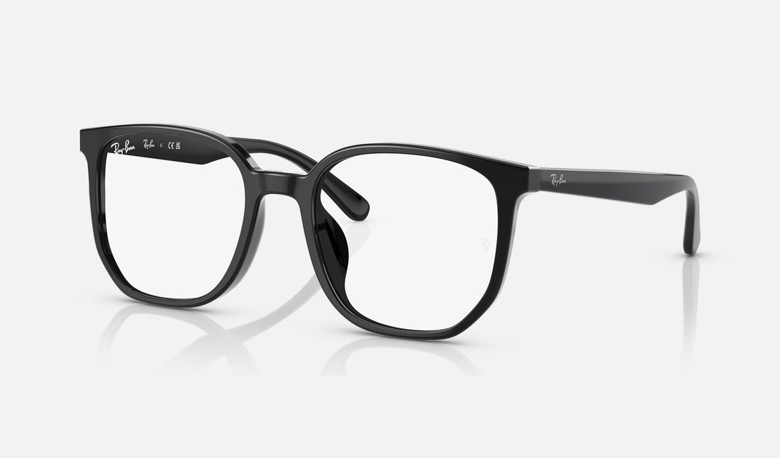 Ray-Ban RX5411D — Black — quarter view