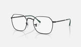 Ray-Ban Jim RX3694V — Black — quarter view