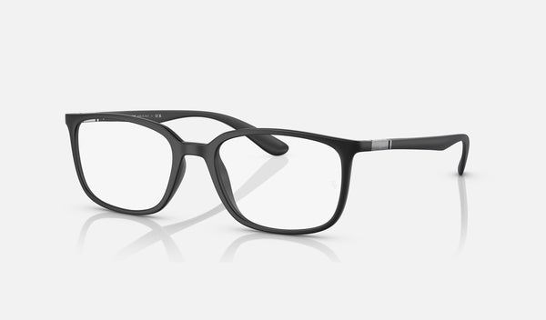 Ray-Ban RX7208 — Black — quarter view