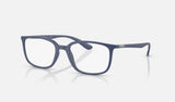 Ray-Ban RX7208 — Blue — quarter view