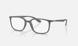 Ray-Ban RX7208 — Grey — quarter view